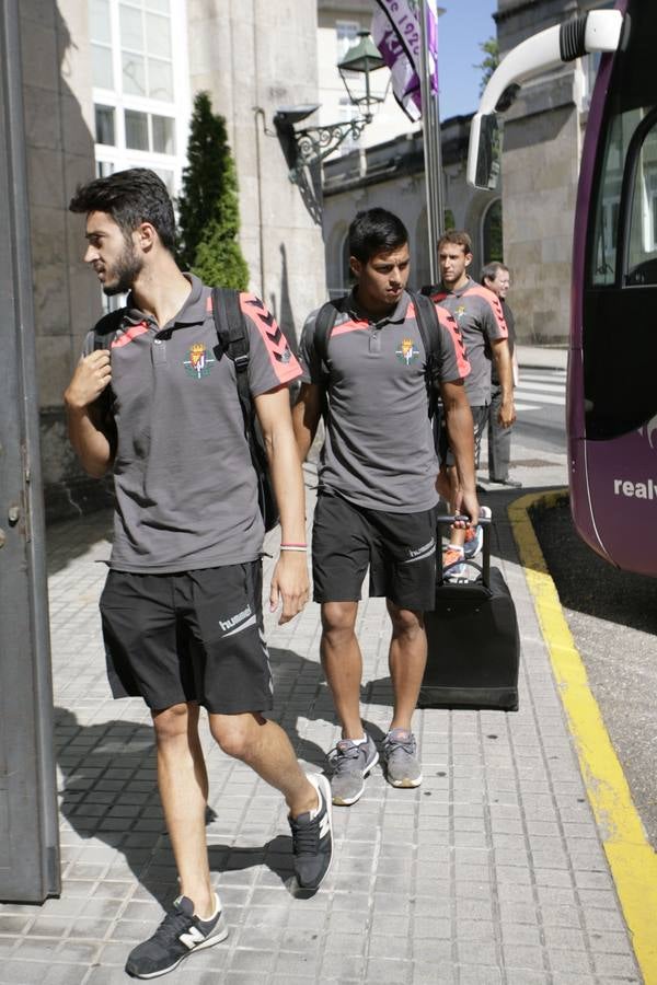 El Real Valladolid llega a Mondariz