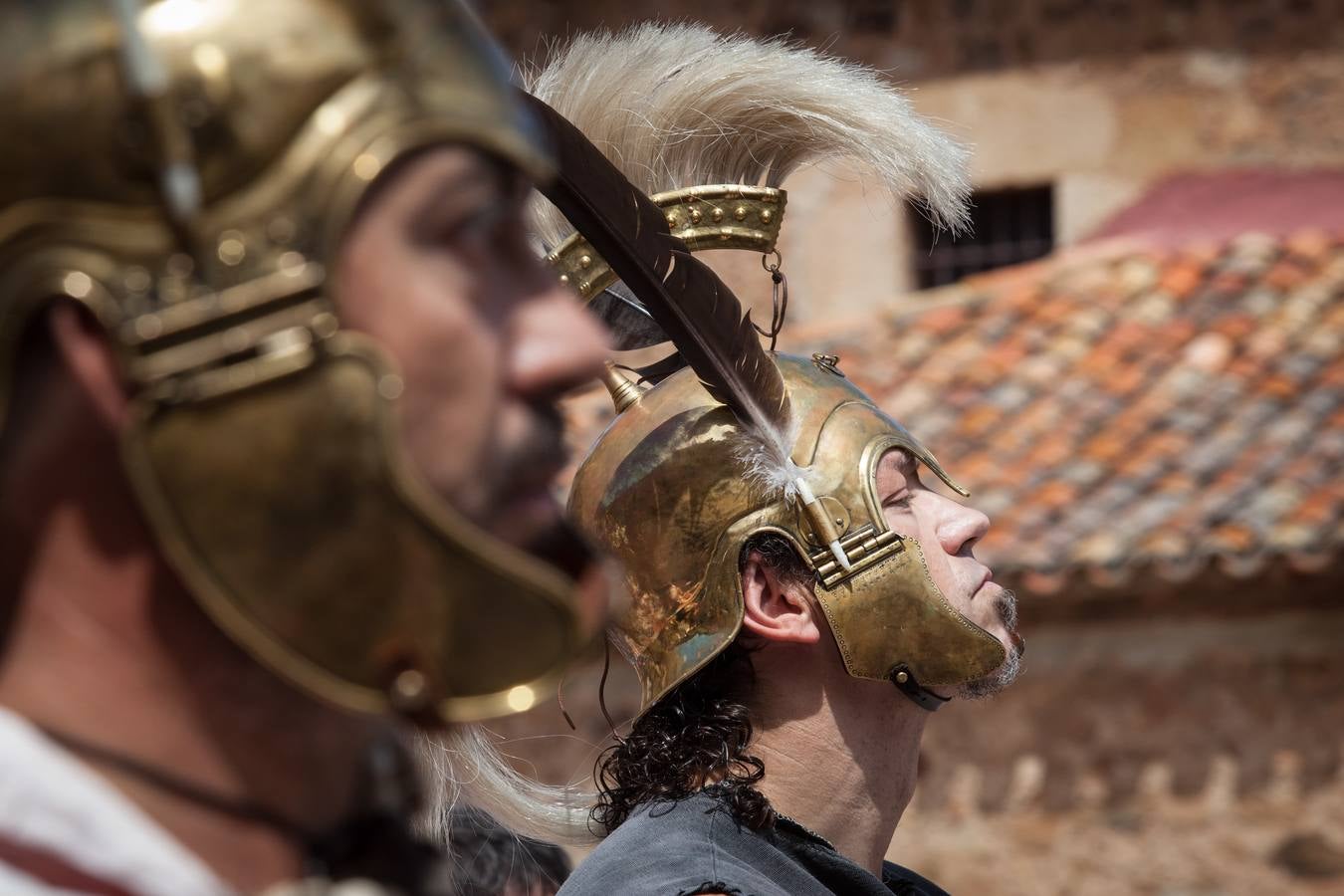 Representación del cerco de Escipión a Numancia.