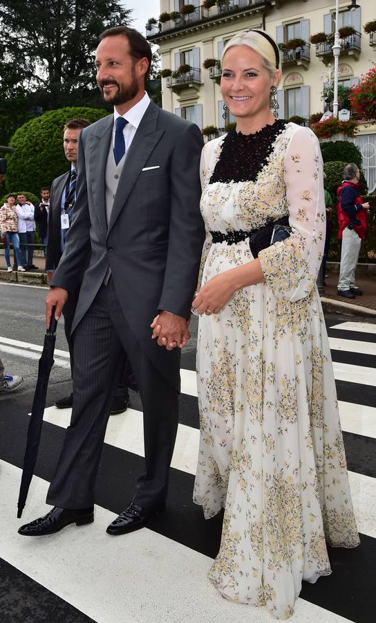 Entre los invitados figuraban Haakon y Mette-Marit de Noruega.