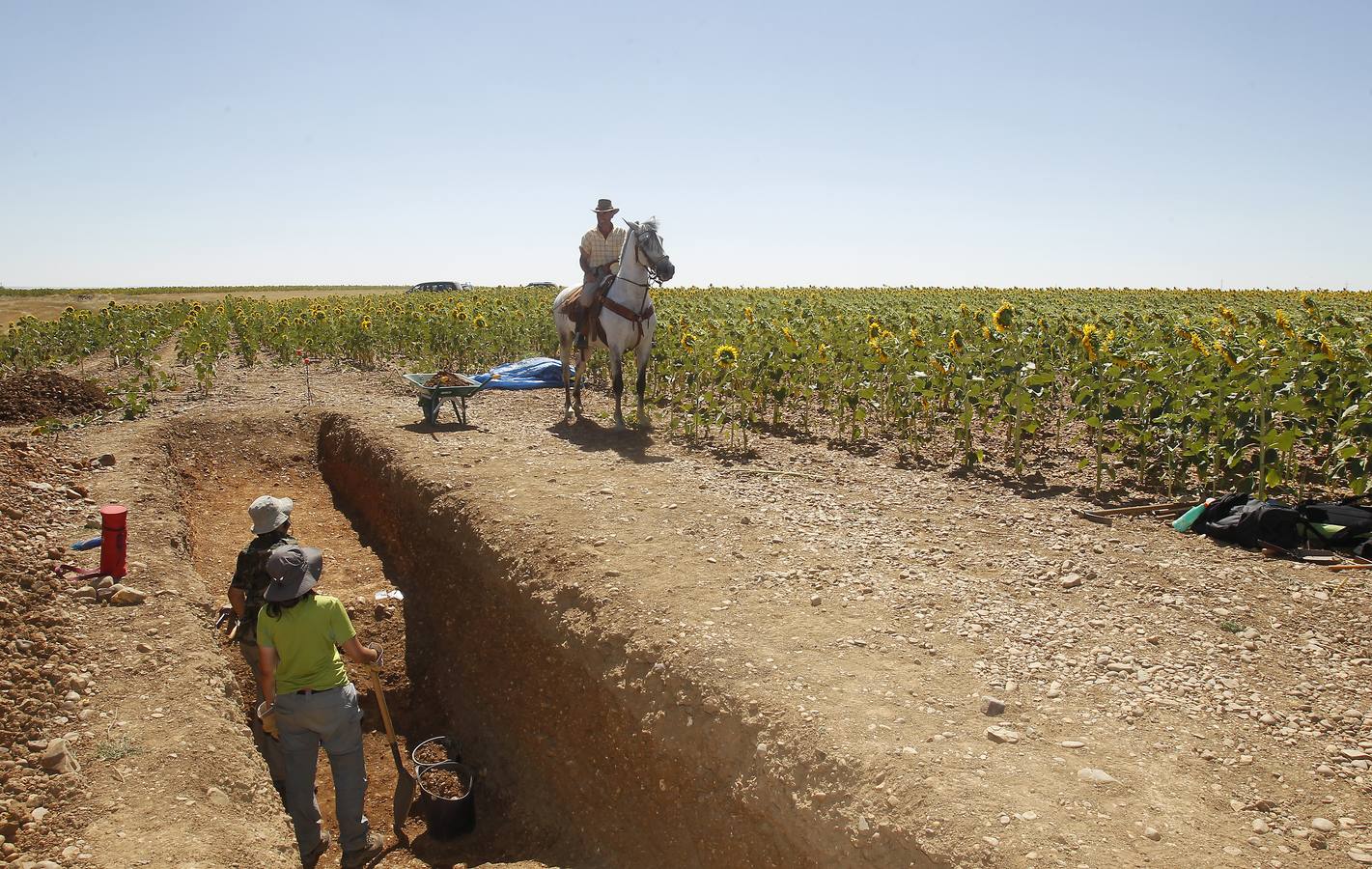 Campaña de excavaciones en el yacimiento arqueológico de Dessobriga (Palencia)