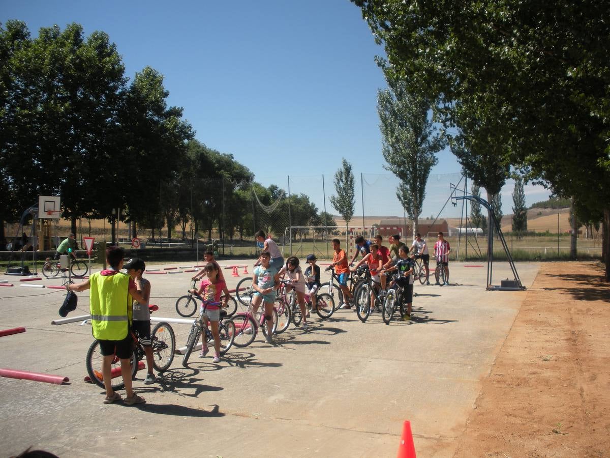 Jornada de educación vial en Castrodeza (Valladolid)