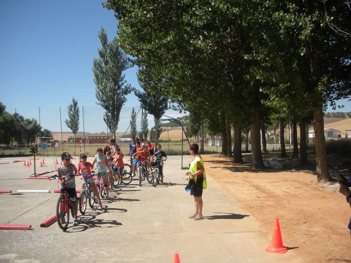 Jornada de educación vial en Castrodeza (Valladolid)