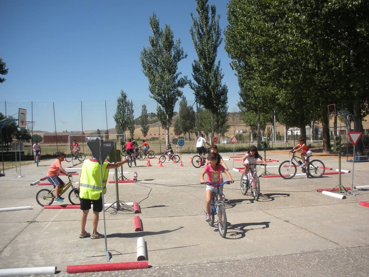 Jornada de educación vial en Castrodeza (Valladolid)