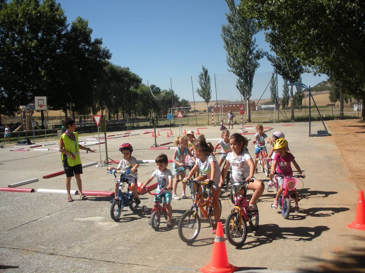 Jornada de educación vial en Castrodeza (Valladolid)