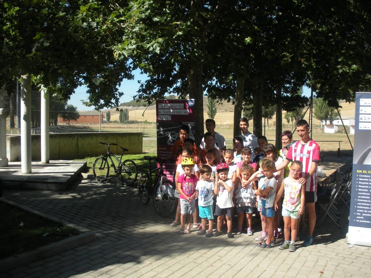 Jornada de educación vial en Castrodeza (Valladolid)