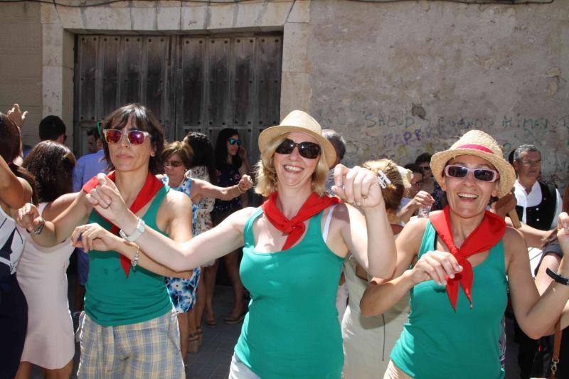 Procesión en honor a Santo Domingo de Guzmán en Campaspero