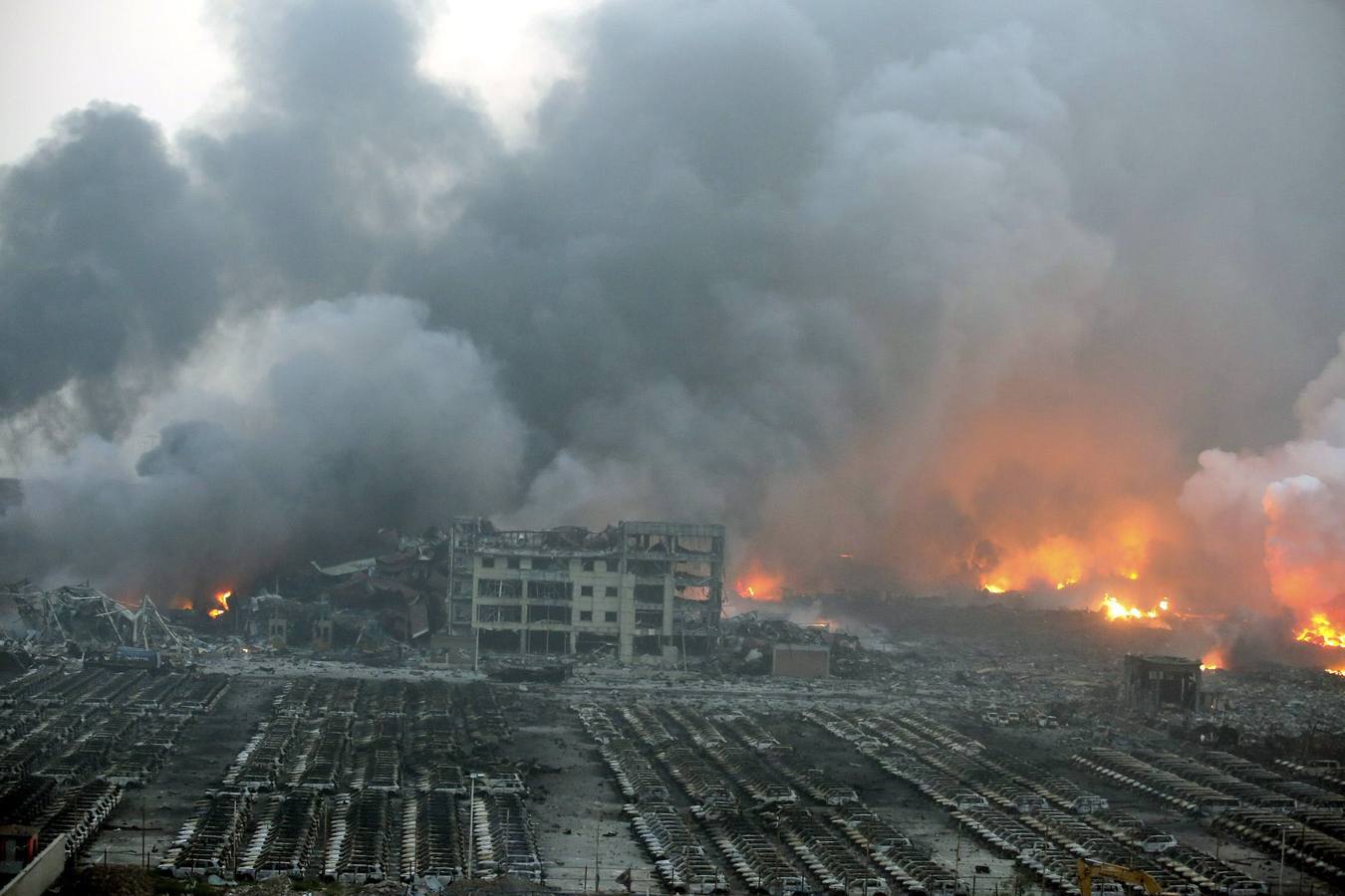 Brutales explosiones en Tianjin