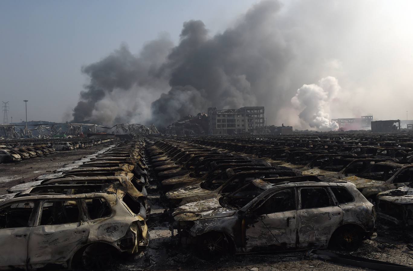 Brutales explosiones en Tianjin