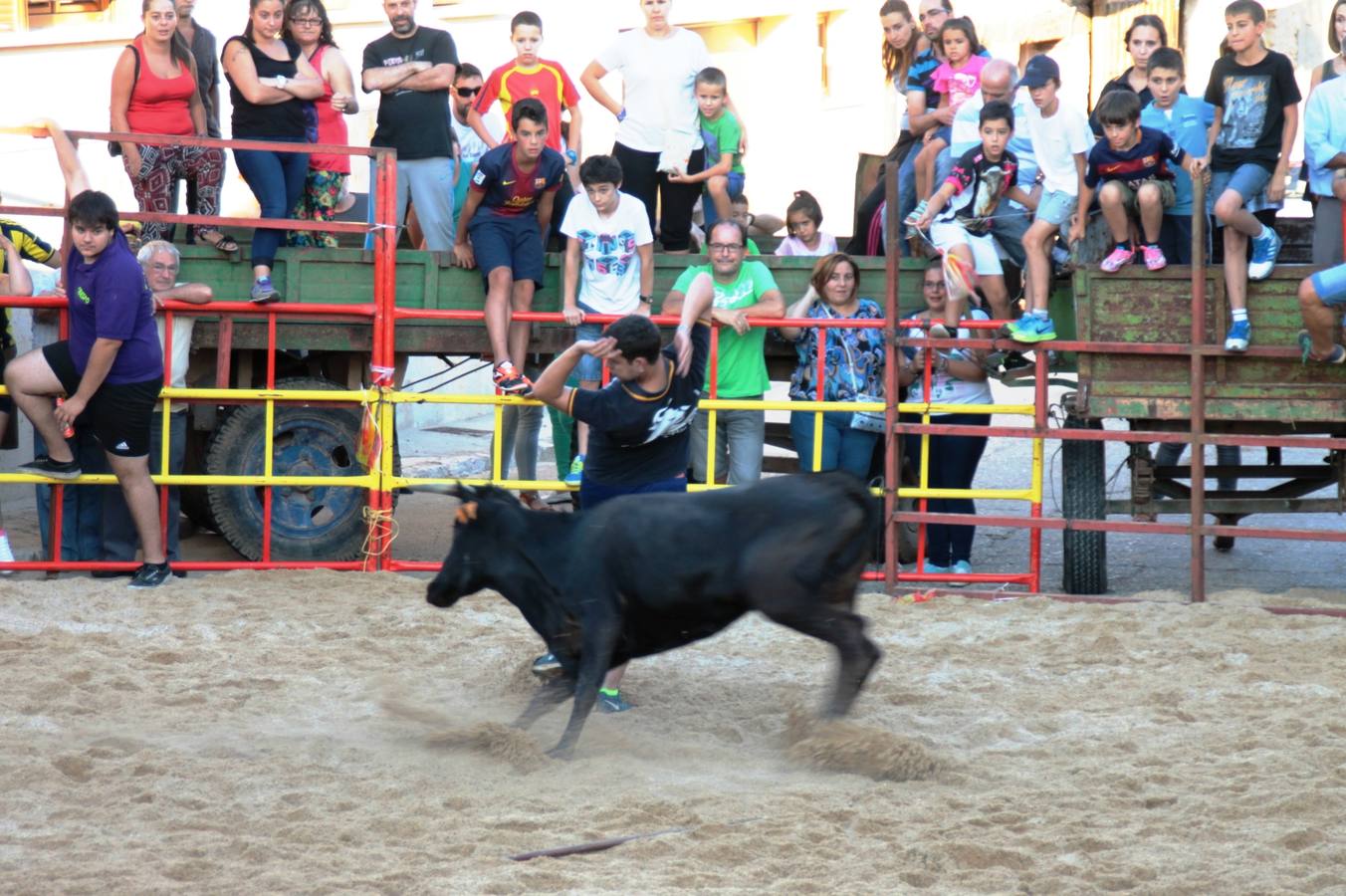 Primer encierro de las fiestas de Ciguñuela