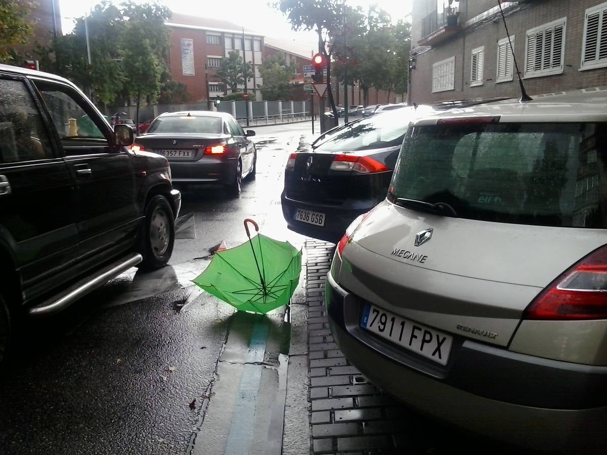 Intensa tormenta caída en Valladolid