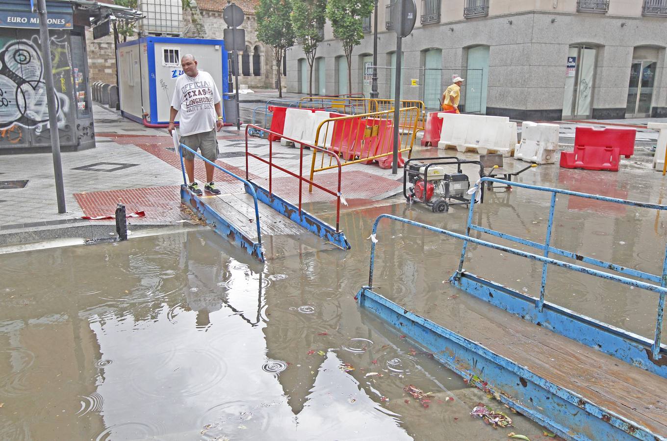 Intensa tormenta caída en Valladolid