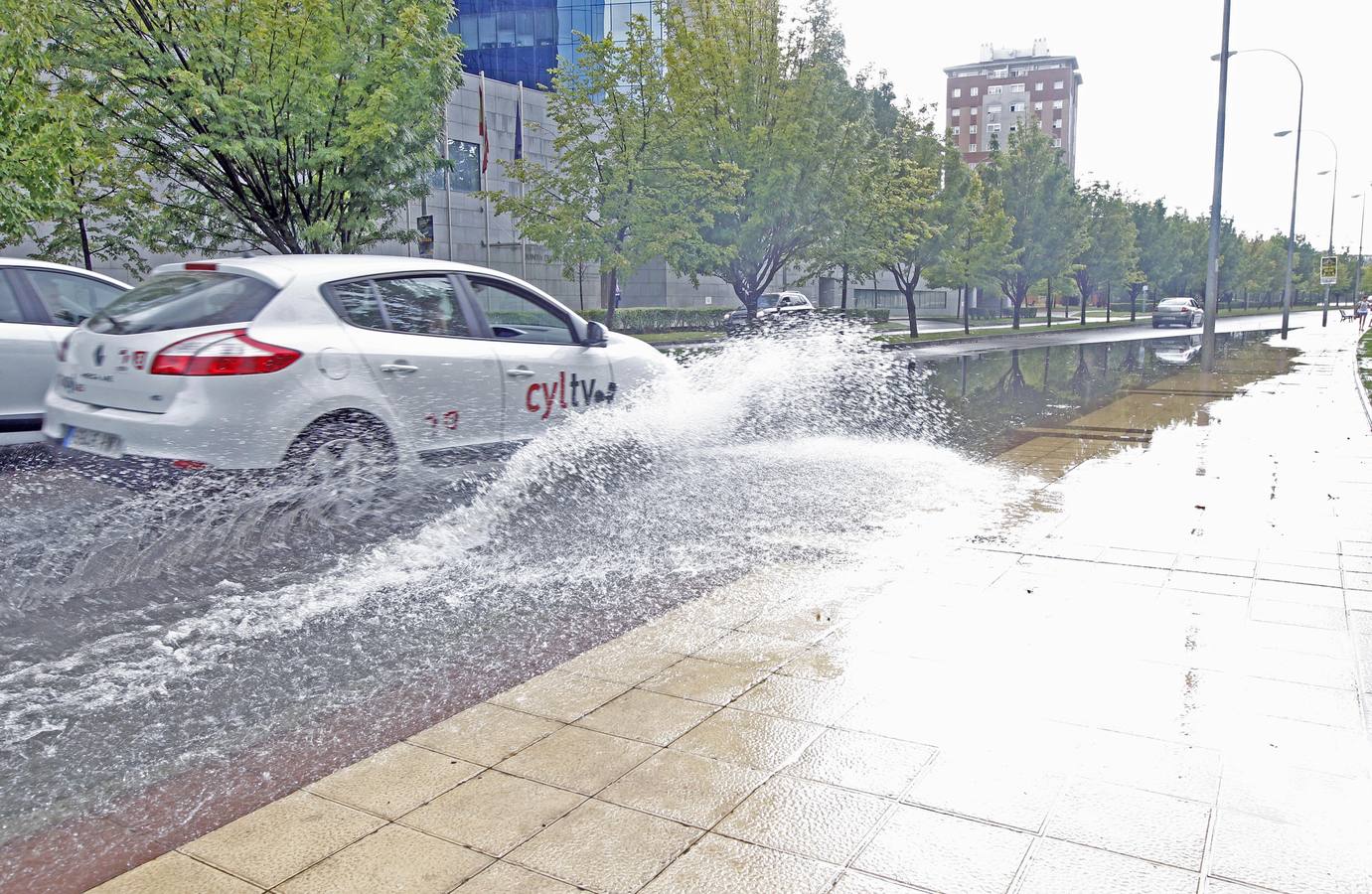 Intensa tormenta caída en Valladolid