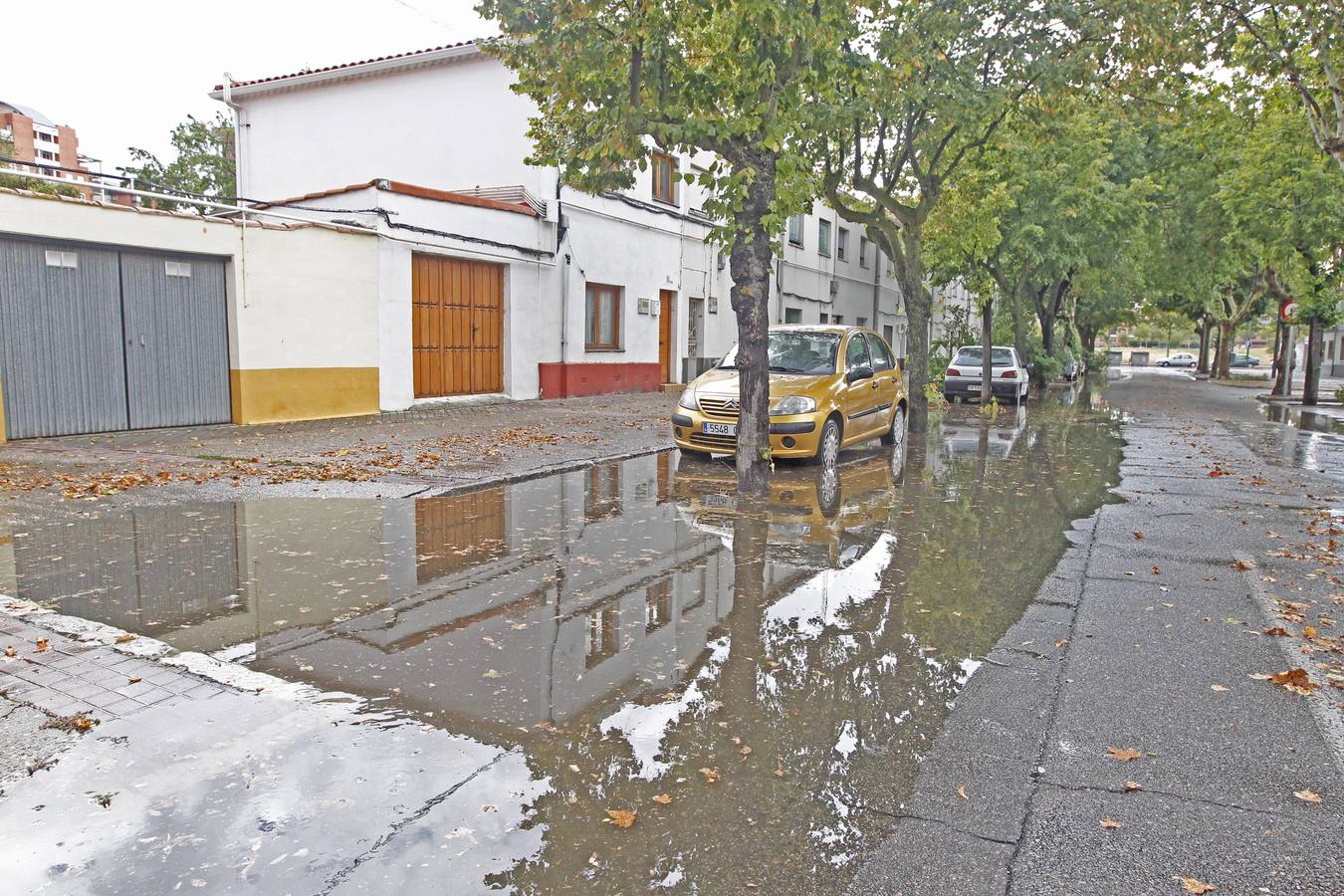 Intensa tormenta caída en Valladolid