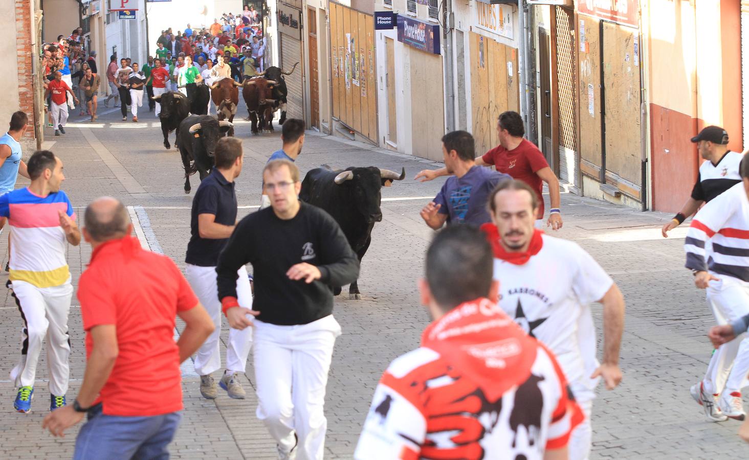 Tercer encierro de las fiestas de Cuéllar (Segovia)