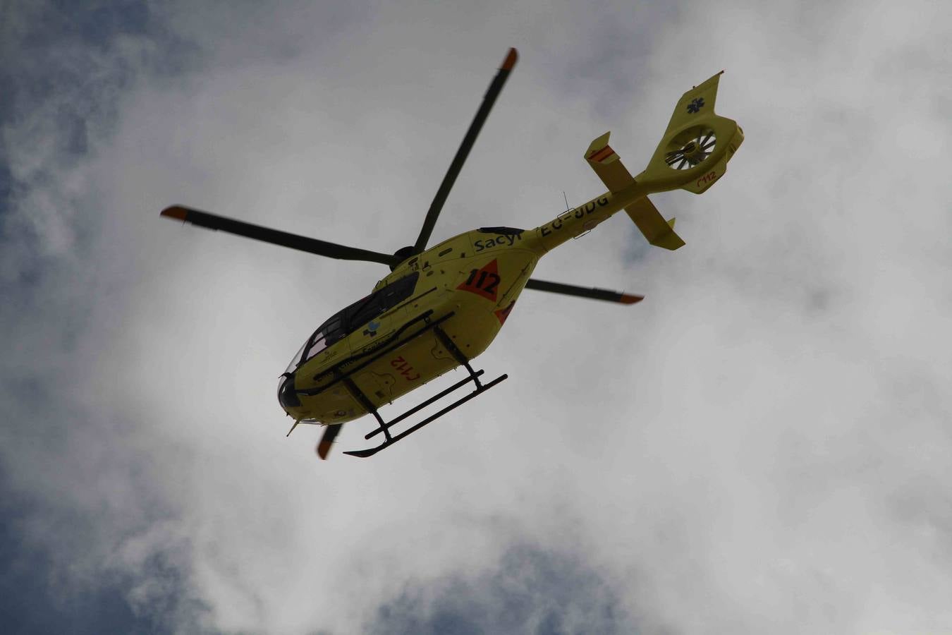 Dos camiones colisionan en la travesía de Campaspero (Valladolid)