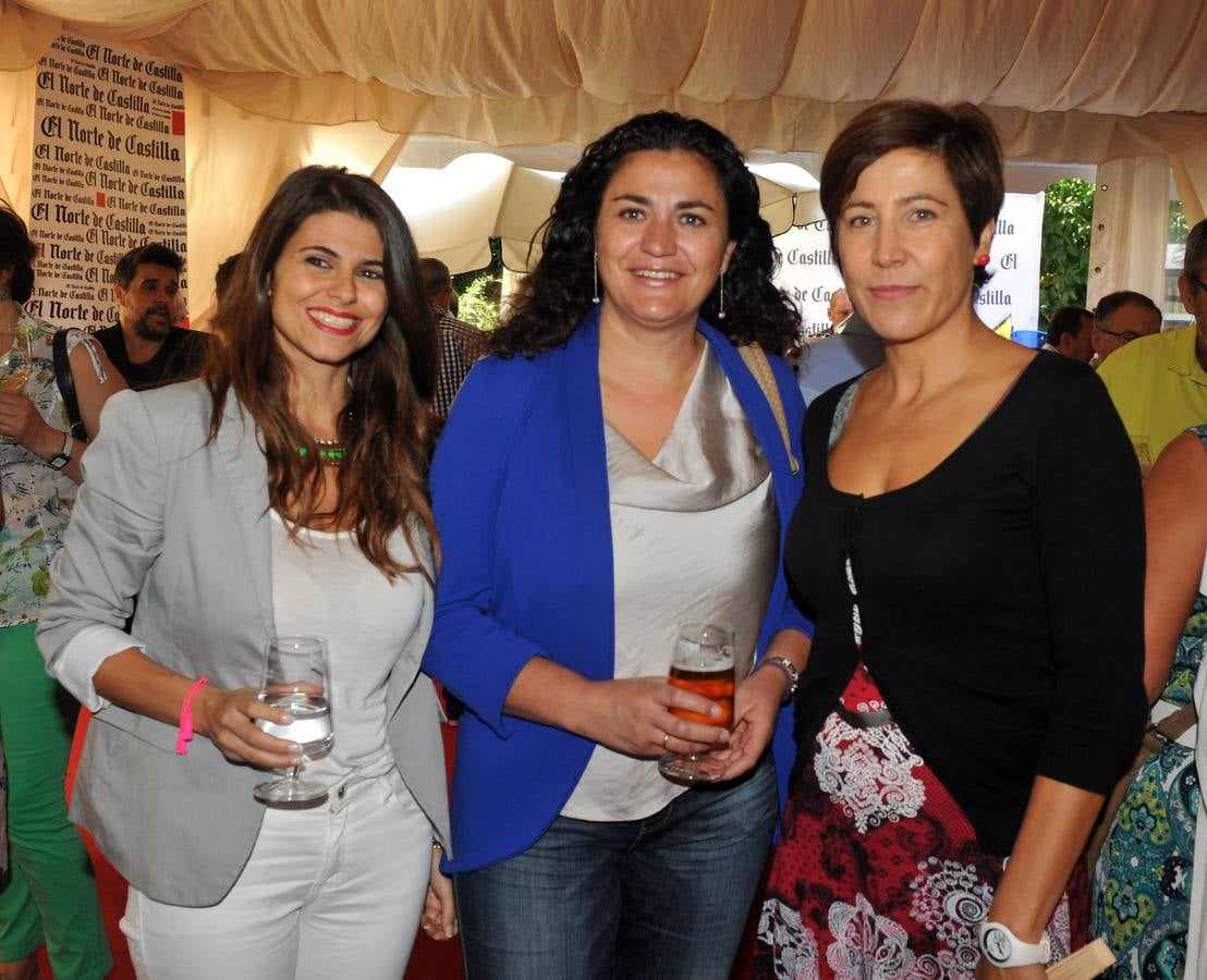 Elena García, de El Norte, María Ángeles Rincón, alcaldesa de Boecillo (Ciudadanos) y Mari Fe Blanco, también de El Norte.