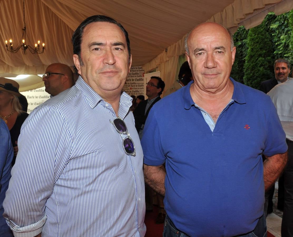 Javire Hernández (Catering Gaonera) con Santiago García (Catering y Complementos).