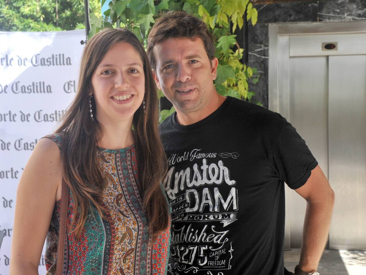 Los periodistas de El Norte de Castilla Elisa Campillo y Arturo Posada.