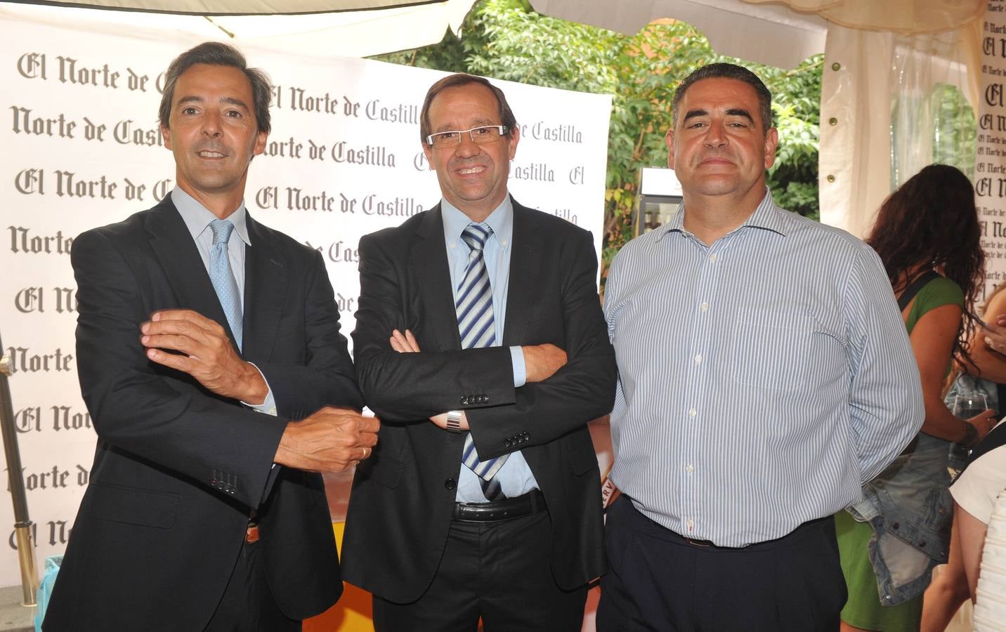 Ángel Santos, Enrique Fernández y Moisés Arias, de Valladolid Wagen.