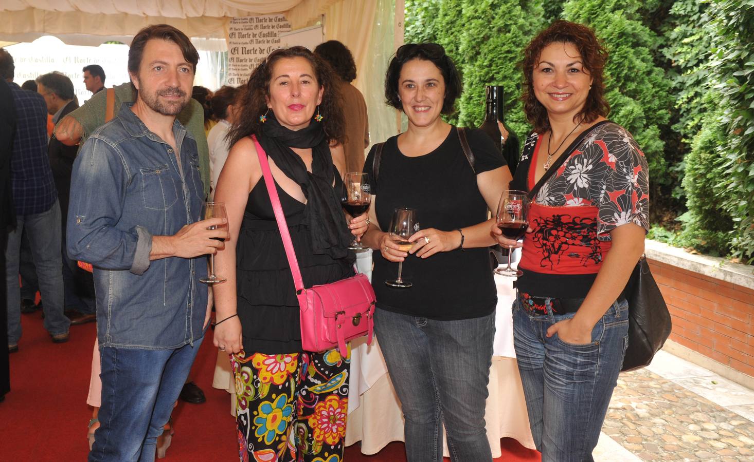Xiqui Rodríguez (Algo Diferente), Begoña Rodríguez (Gesculcyl), Tatiana Ramos (Pasito a paso) y Béatrice Fulconis (Cuarteto Teatro).
