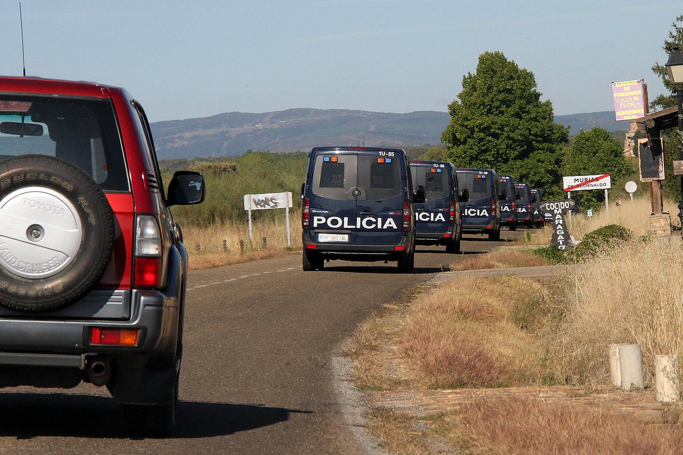 Un amplio dispositivo policial busca alrededor de Astorga pistas sobre la peregrina desaparecida