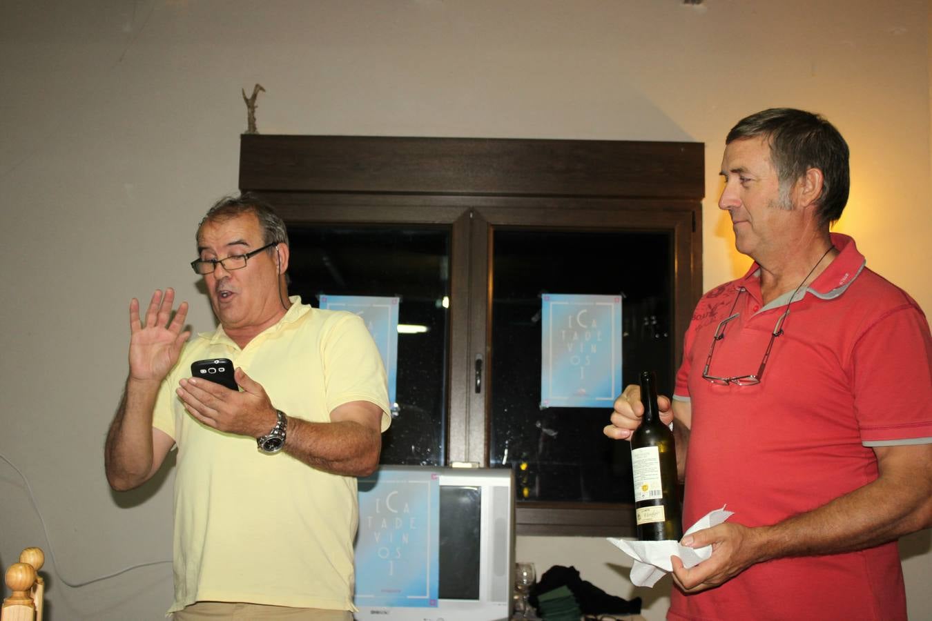 Cata de vinos de la tierra de Cevico Navero (Palencia)