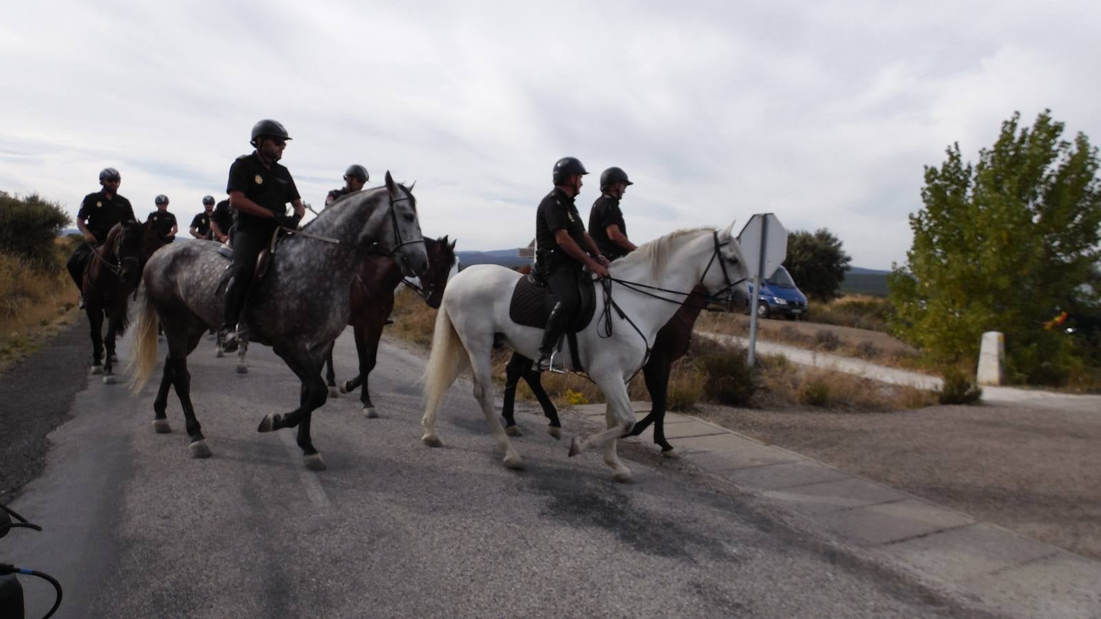 Los trabajos de búsqueda de la peregrina se suspenden de forma temporal tras la detención del sospechoso