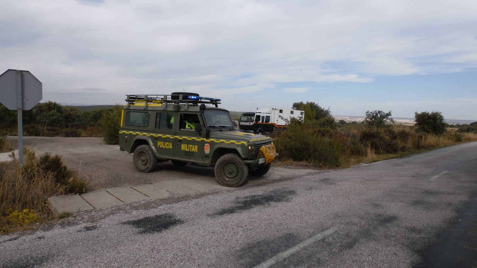 Los trabajos de búsqueda de la peregrina se suspenden de forma temporal tras la detención del sospechoso