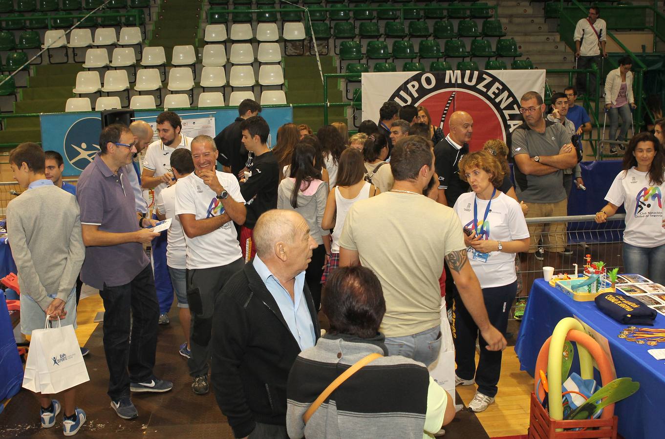 Feria Expodeporte en el Pabellón Pedro Delgado de Segovia