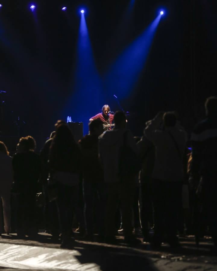 Concierto de Miguel Rivera en la Plaza Mayor de Valladolid