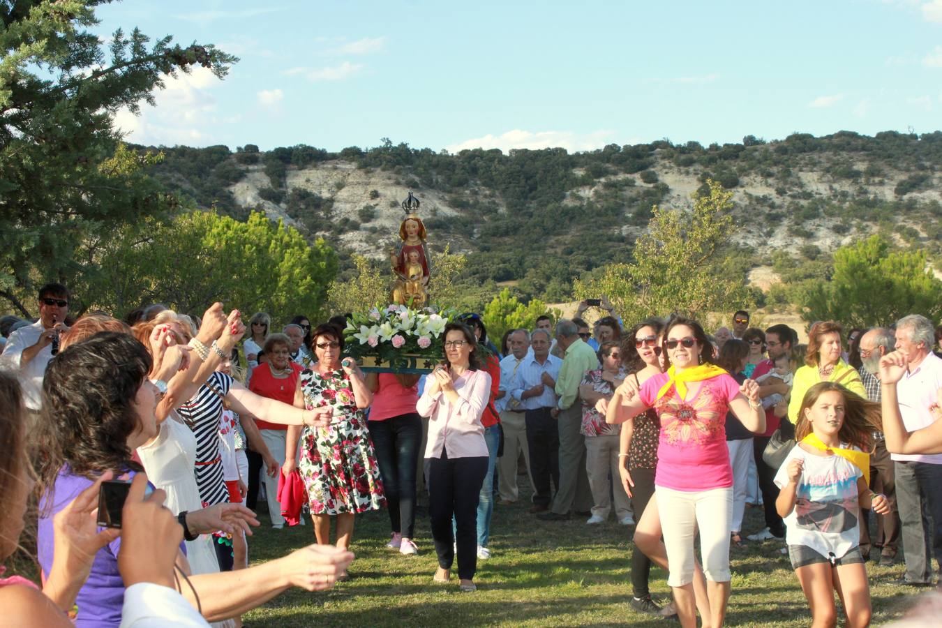 Valdecañas de Cerrato (Palencia) se rinde a la Virgen del Campo