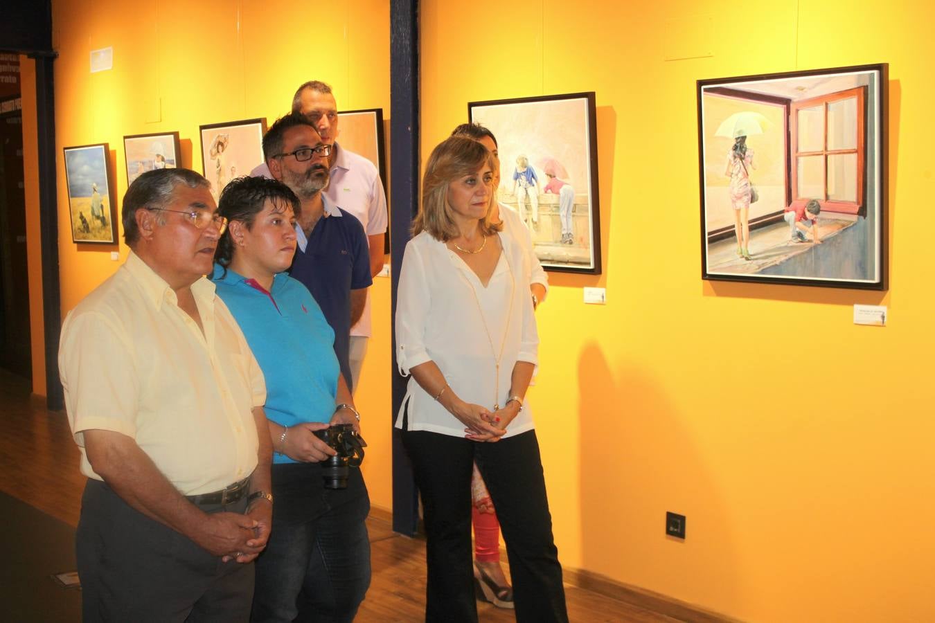 El pintor Antonio Varas expone su obra en el Museo del Cerrato Castellano de Baltanás (Palencia)