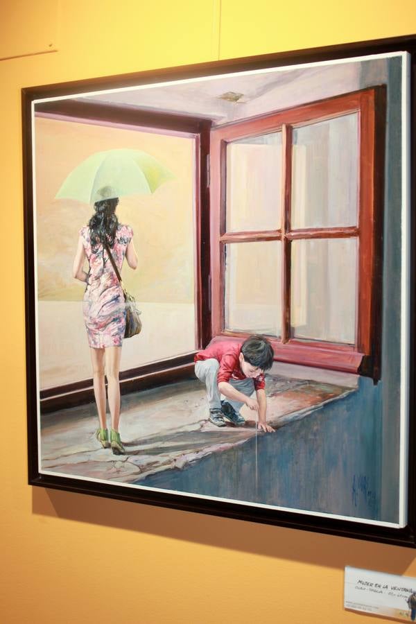 El pintor Antonio Varas expone su obra en el Museo del Cerrato Castellano de Baltanás (Palencia)