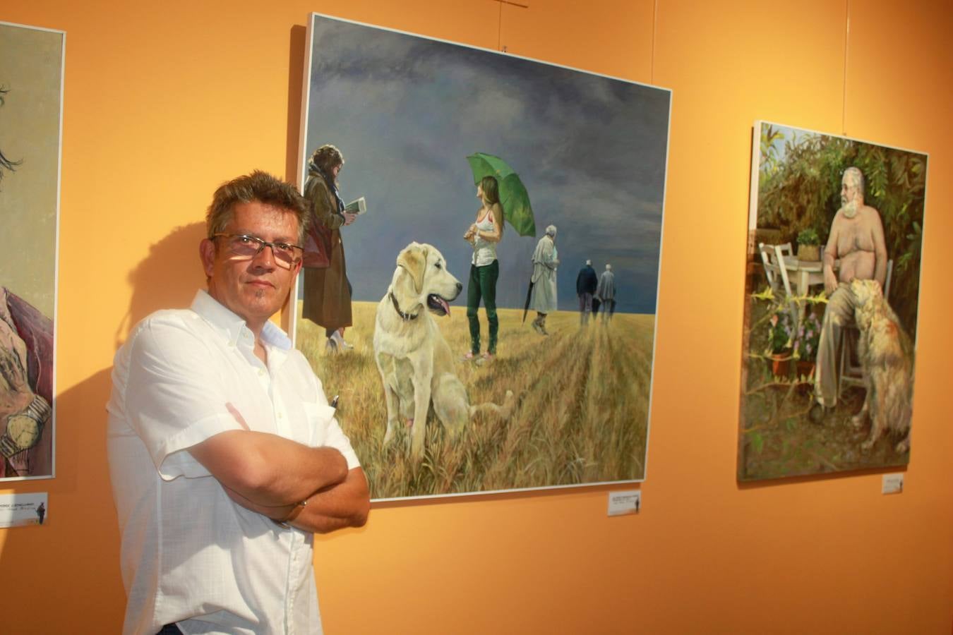 El pintor Antonio Varas expone su obra en el Museo del Cerrato Castellano de Baltanás (Palencia)