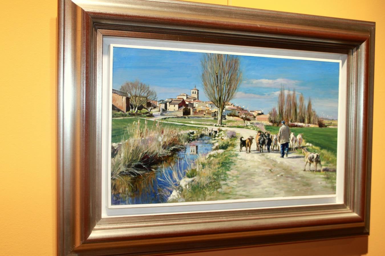 El pintor Antonio Varas expone su obra en el Museo del Cerrato Castellano de Baltanás (Palencia)