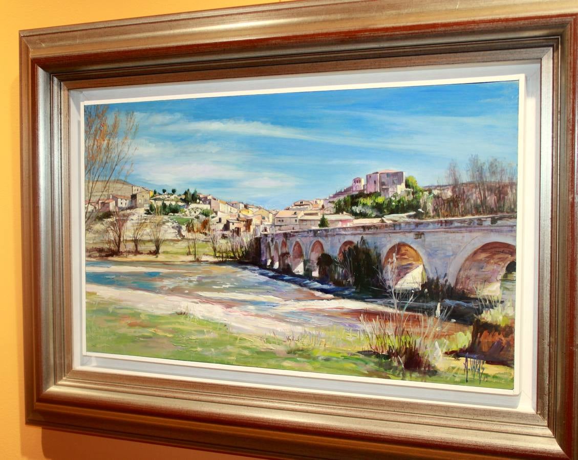 El pintor Antonio Varas expone su obra en el Museo del Cerrato Castellano de Baltanás (Palencia)