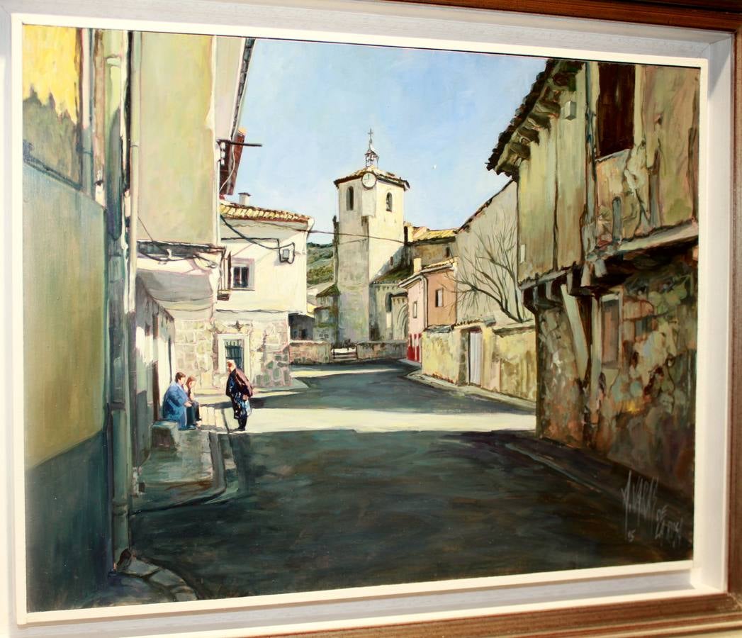 El pintor Antonio Varas expone su obra en el Museo del Cerrato Castellano de Baltanás (Palencia)