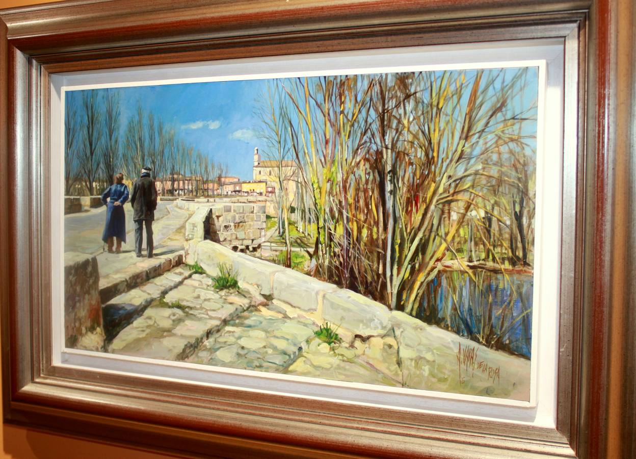 El pintor Antonio Varas expone su obra en el Museo del Cerrato Castellano de Baltanás (Palencia)
