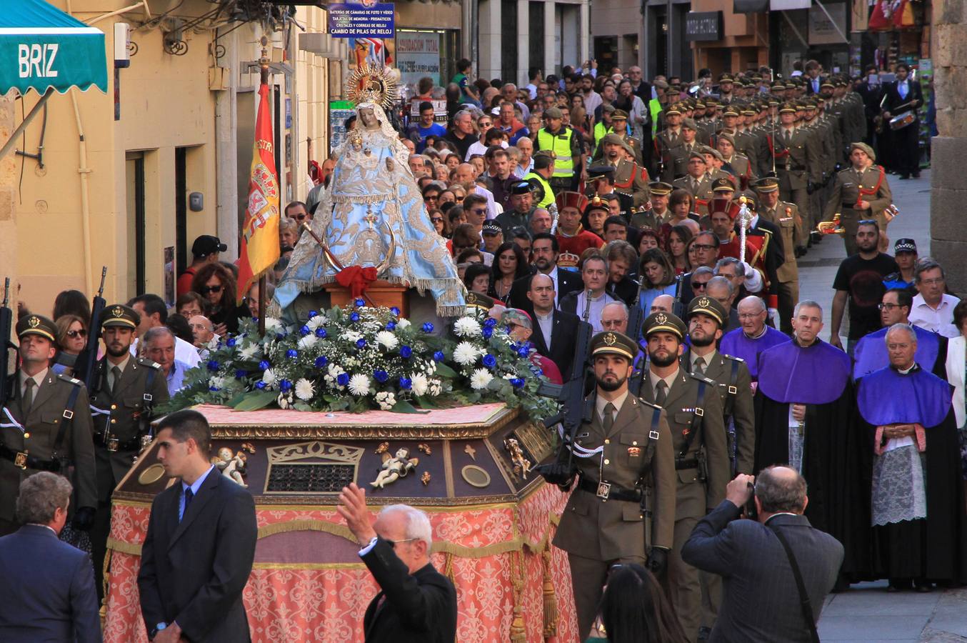 La Virgen de la Fuencisla regresa a su santuario