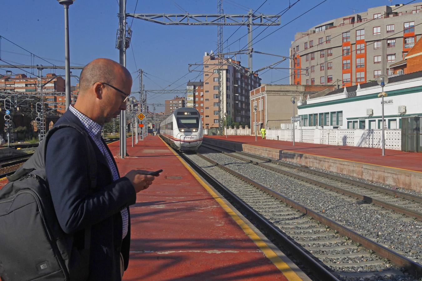 Primer viaje comercial del Ave León-Madrid