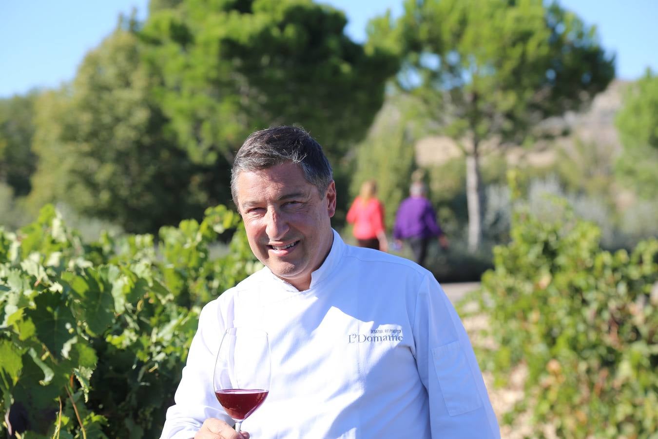 El mejor cocinero del mundo, Joan Roca, en la tradicional pisada de uva de Abadía de Retuerta (Valladolid)