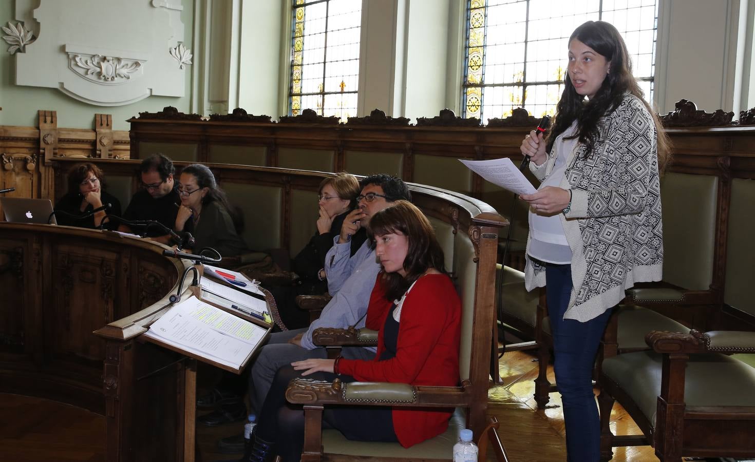 Pleno en el Ayuntamiento de Valladolid