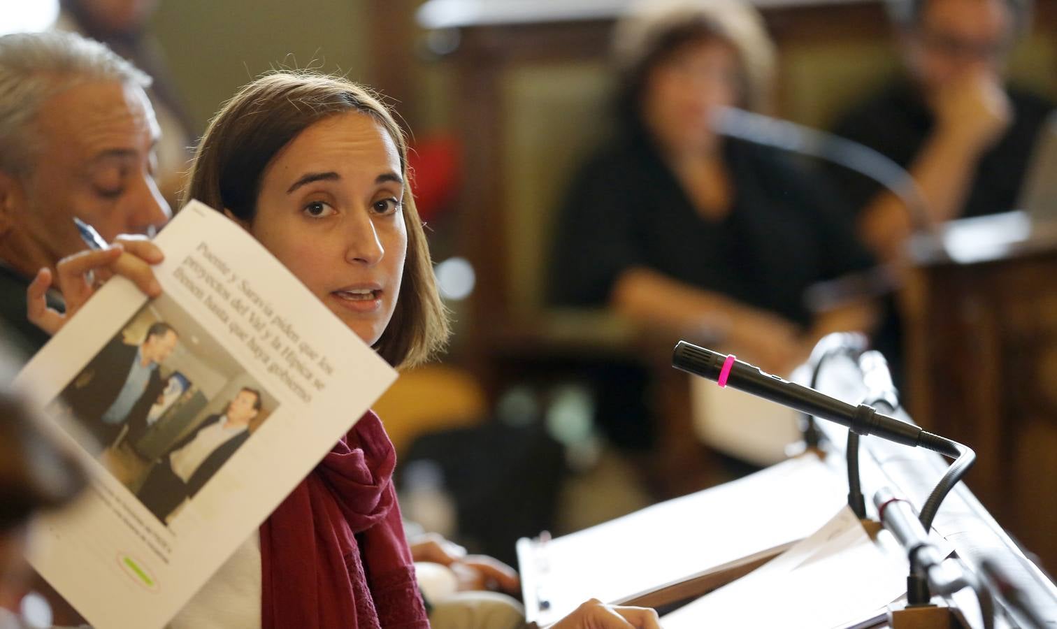 Pleno en el Ayuntamiento de Valladolid
