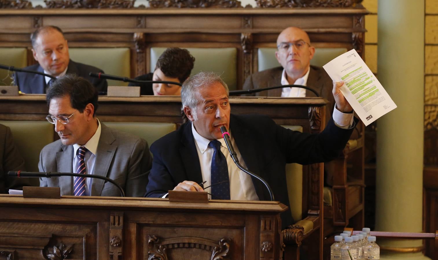 Pleno en el Ayuntamiento de Valladolid