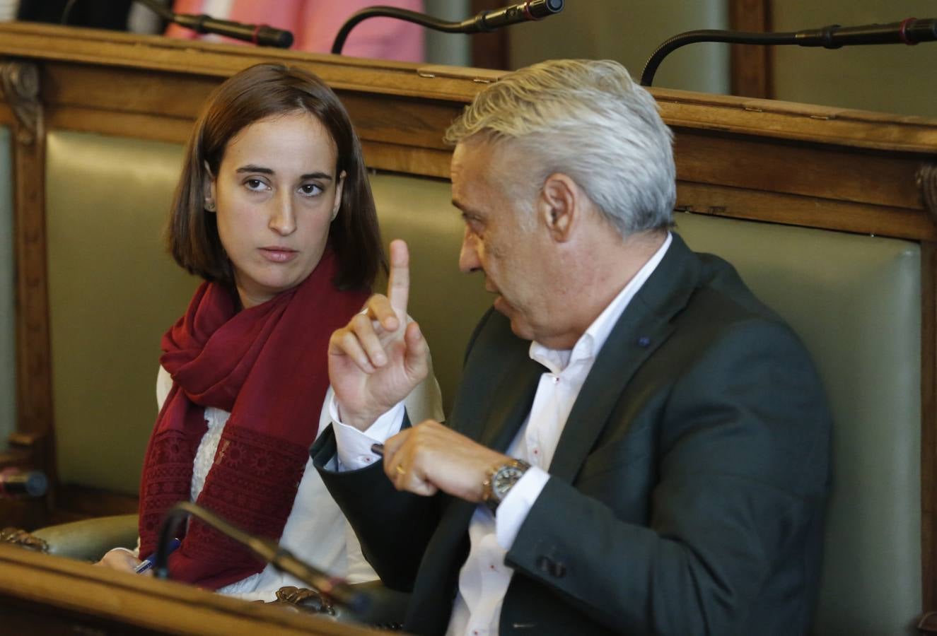 Pleno en el Ayuntamiento de Valladolid