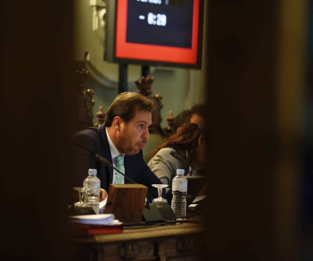 Pleno en el Ayuntamiento de Valladolid