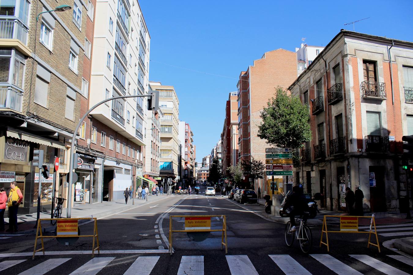 Atascos por las obras en el túnel de Labradores