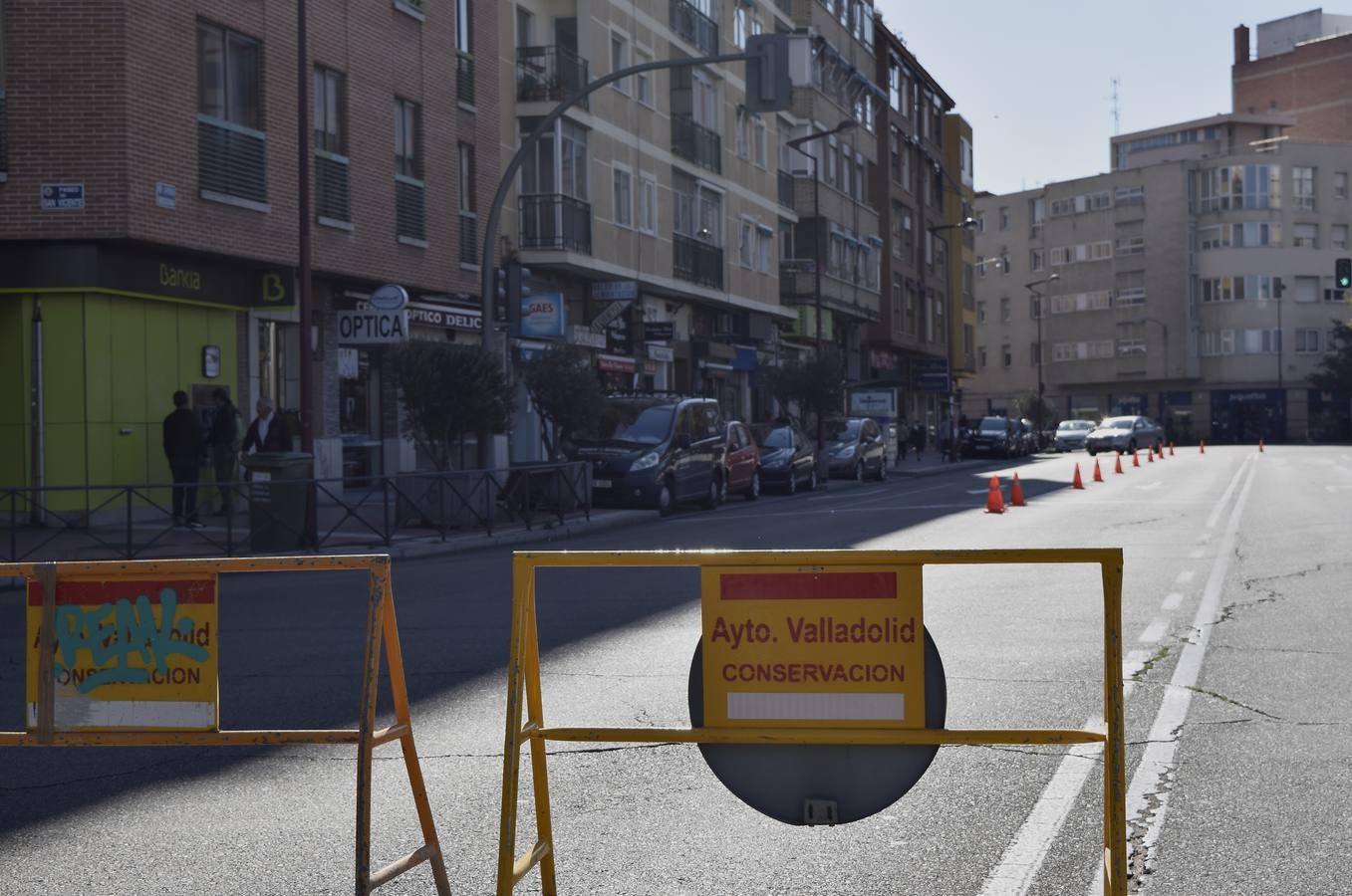 Atascos por las obras en el túnel de Labradores