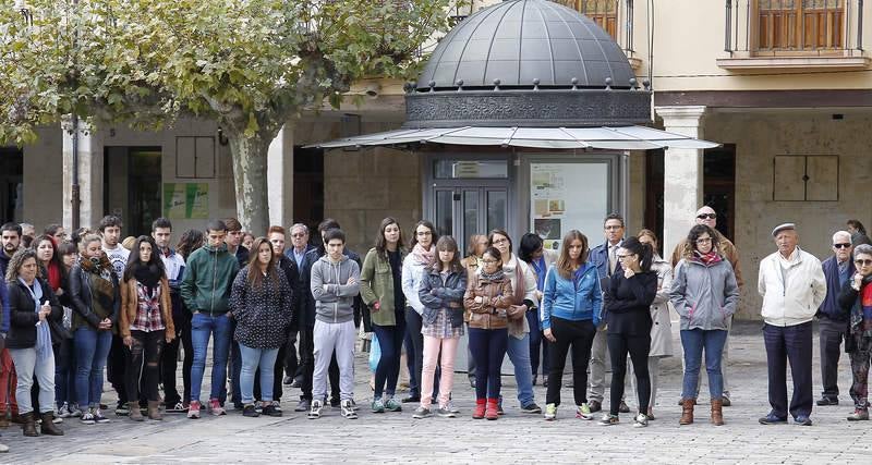 Vecinos de Guardo y Palencia se concentran contra la violencia machista