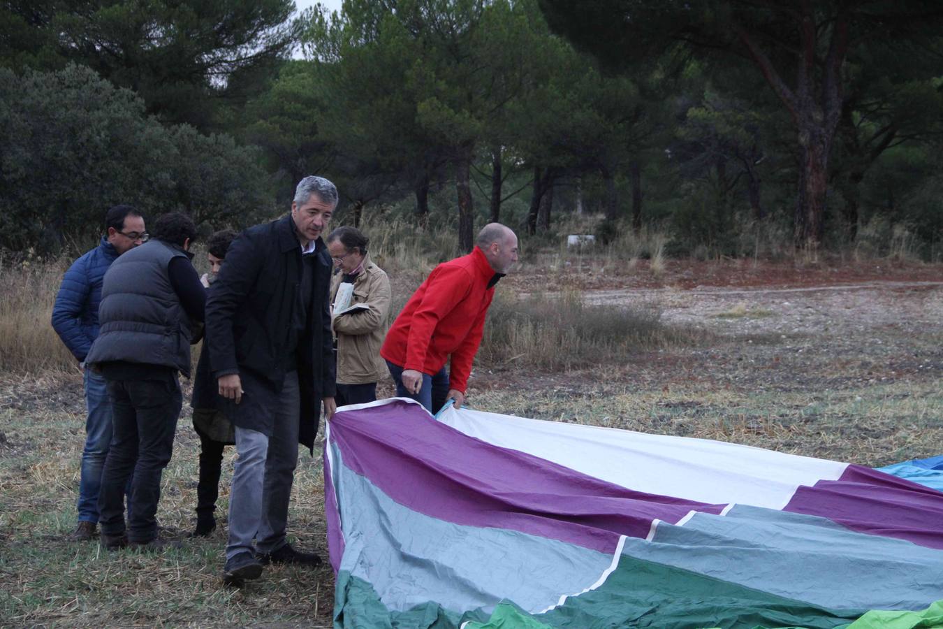 El consejero delegado del Atlético de Madrid, padrino de la vendimia 2015 de Dehesa de los Canónigos (Valladolid)